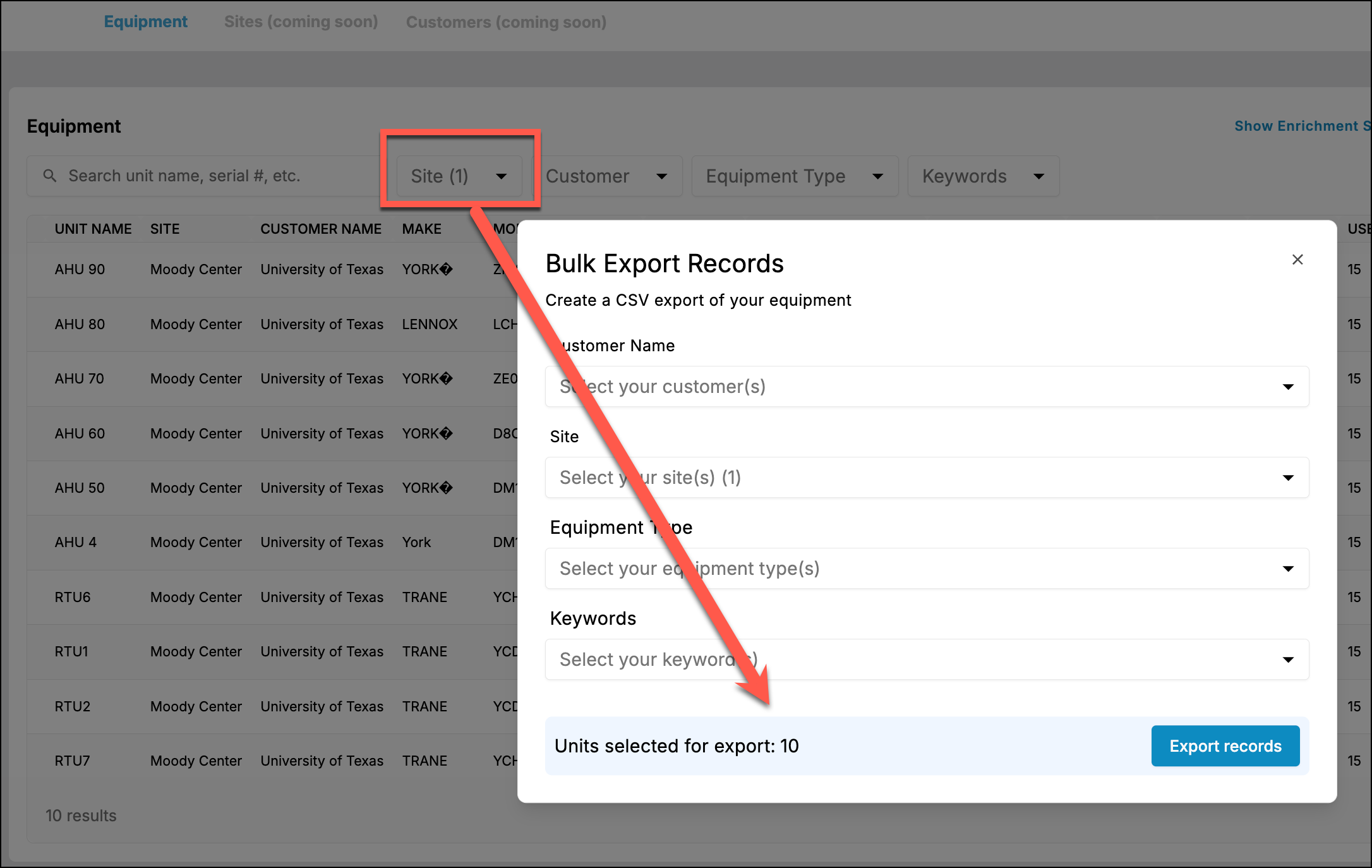 Already filtered bulk export.png